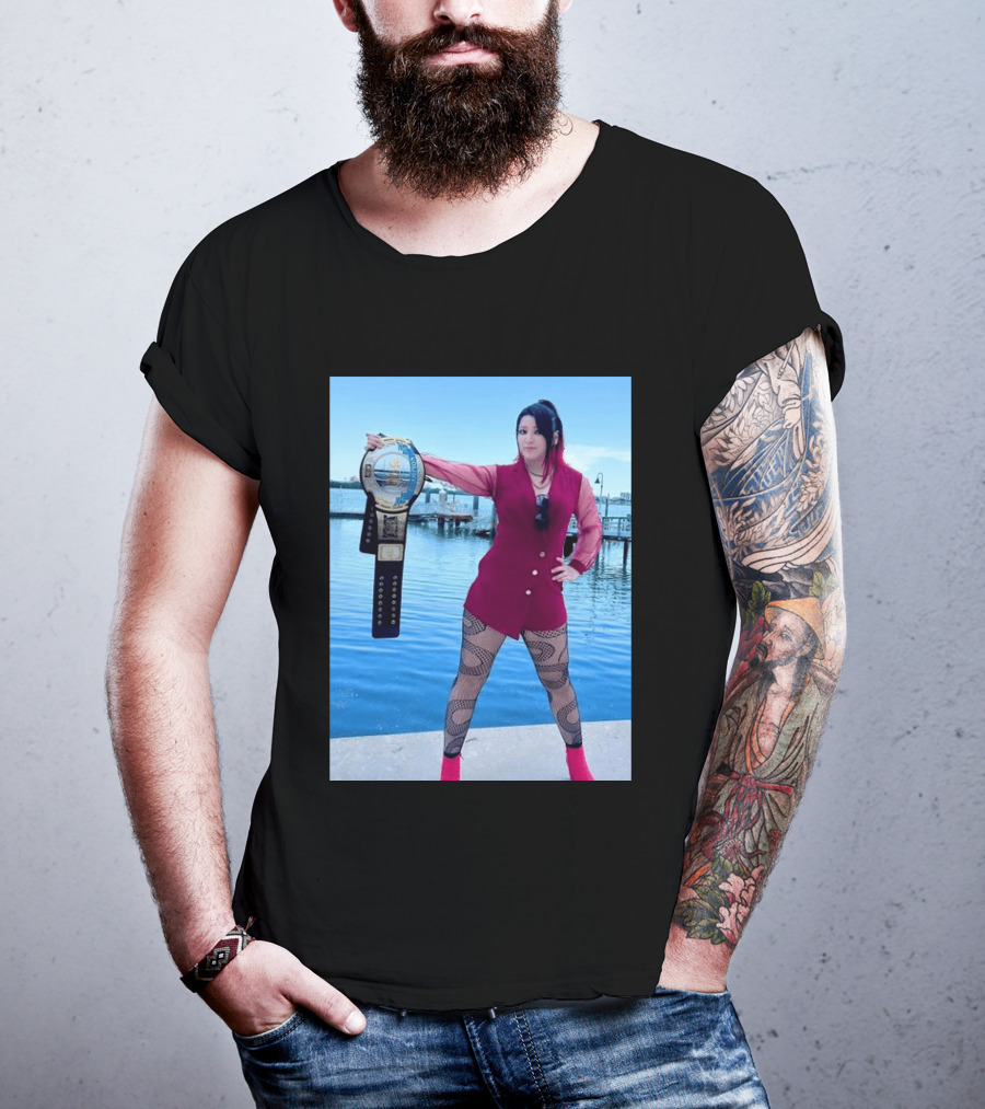 We Are At The Beach Hikaru Shida Wrestling Champion Dockside T-Shirt