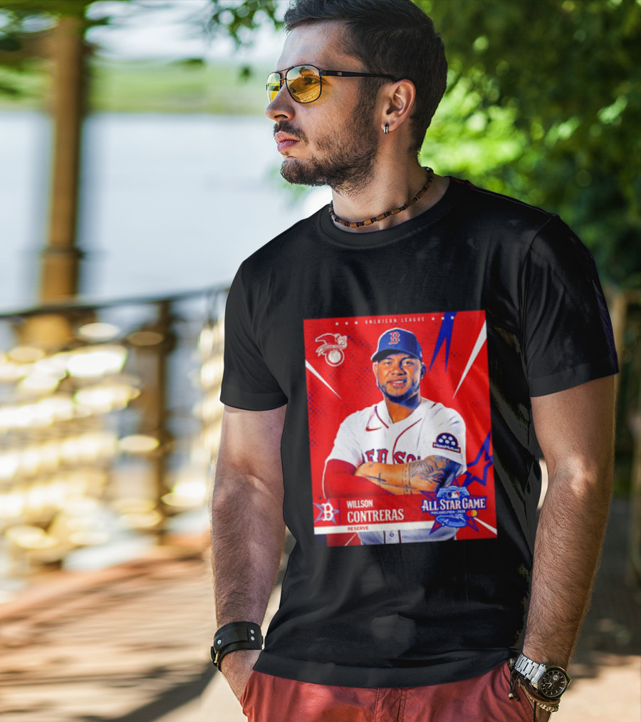 Boston Red Sox Willson Contreras 2026 All Star Game Reserve American League T-Shirt