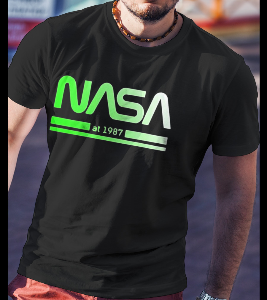 NASA Neon Green 1987 T-Shirt