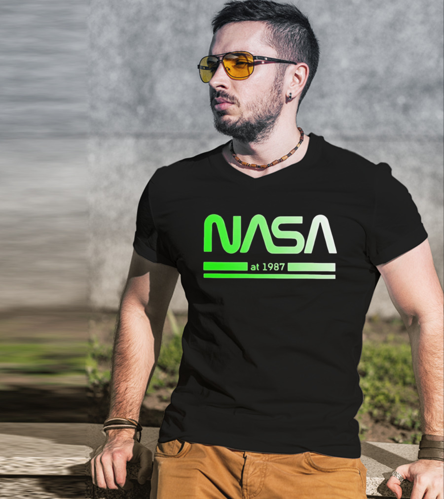 NASA Neon Green 1987 T-Shirt