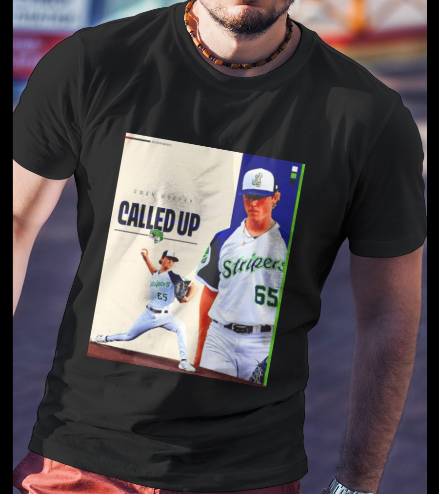 Owen Murphy Called Up Stripers 65 Player Announcement T-Shirt