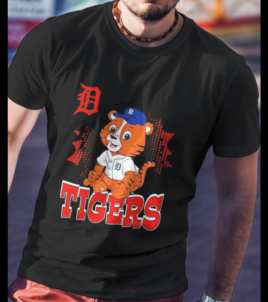 Paws D TIGERS Detroit Tiger Cub Baseball T-Shirt