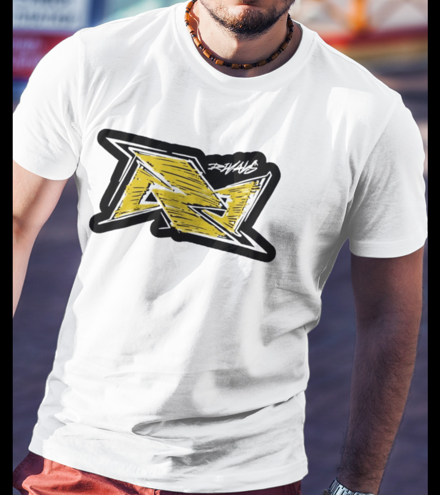 Rivals Scribble Yellow Black Riot Green Graffiti T-Shirt