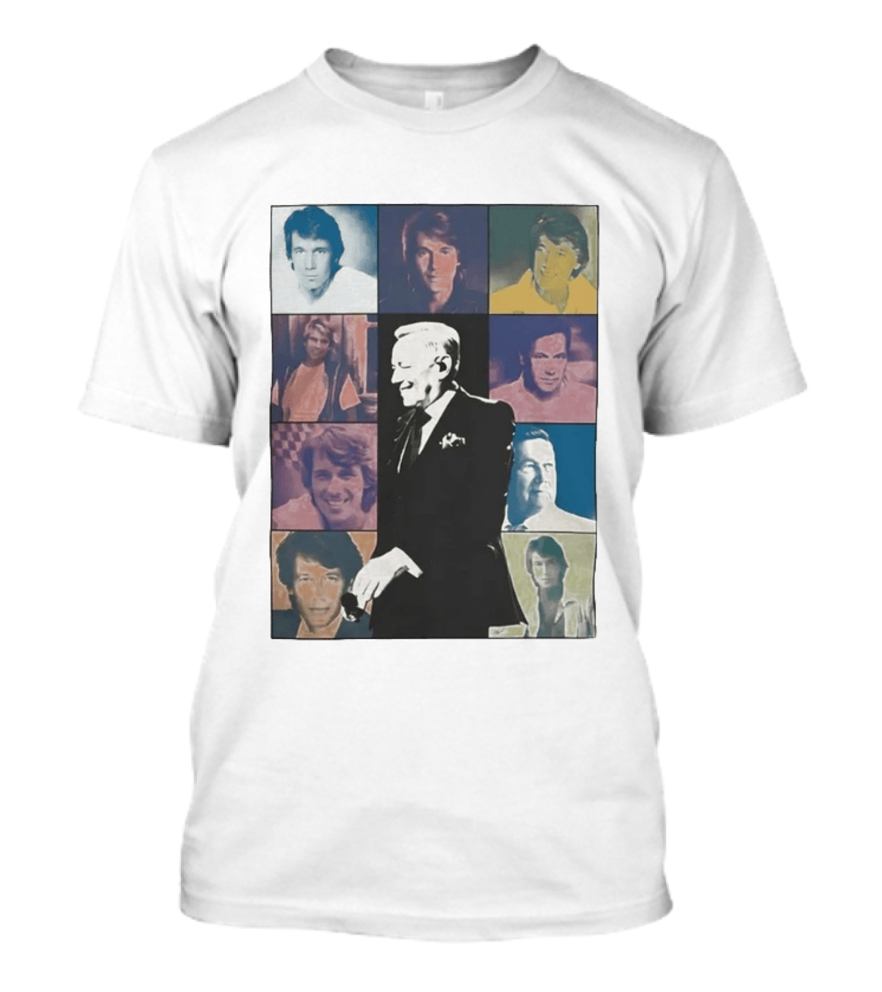 Roland Kaiser Ein Leben Für Die Musik Pop Art Tribute Collage T-Shirt
