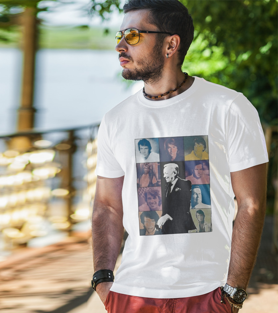 Roland Kaiser Ein Leben Für Die Musik Pop Art Tribute Collage T-Shirt