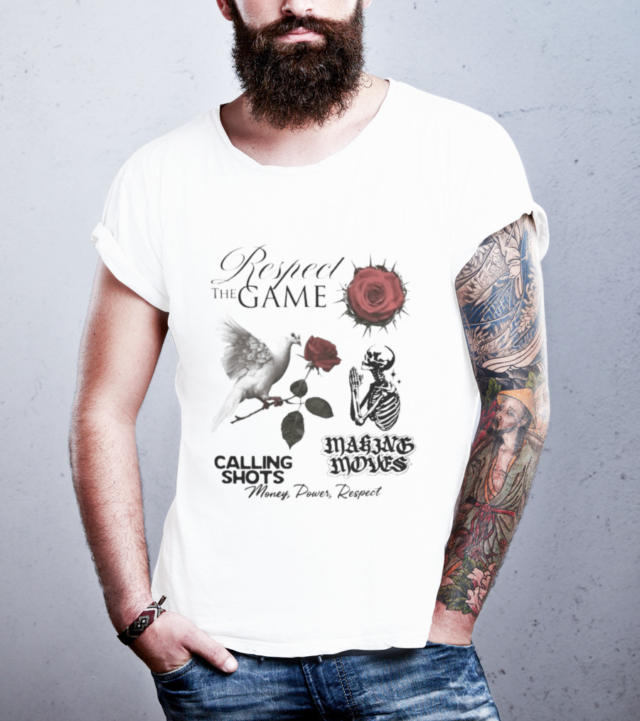 Respect The Game Calling Shots Always Power Thrasher House T-Shirt