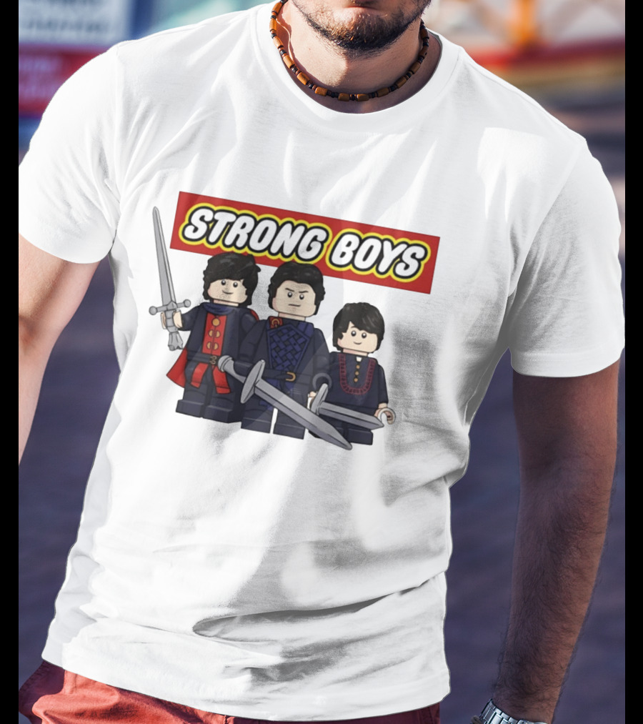 Strong Boys Lego Characters House Of The Dragon Fantasy Figures T-Shirt