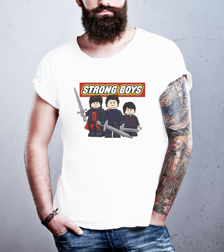 Strong Boys Lego Characters House Of The Dragon Fantasy Figures T-Shirt