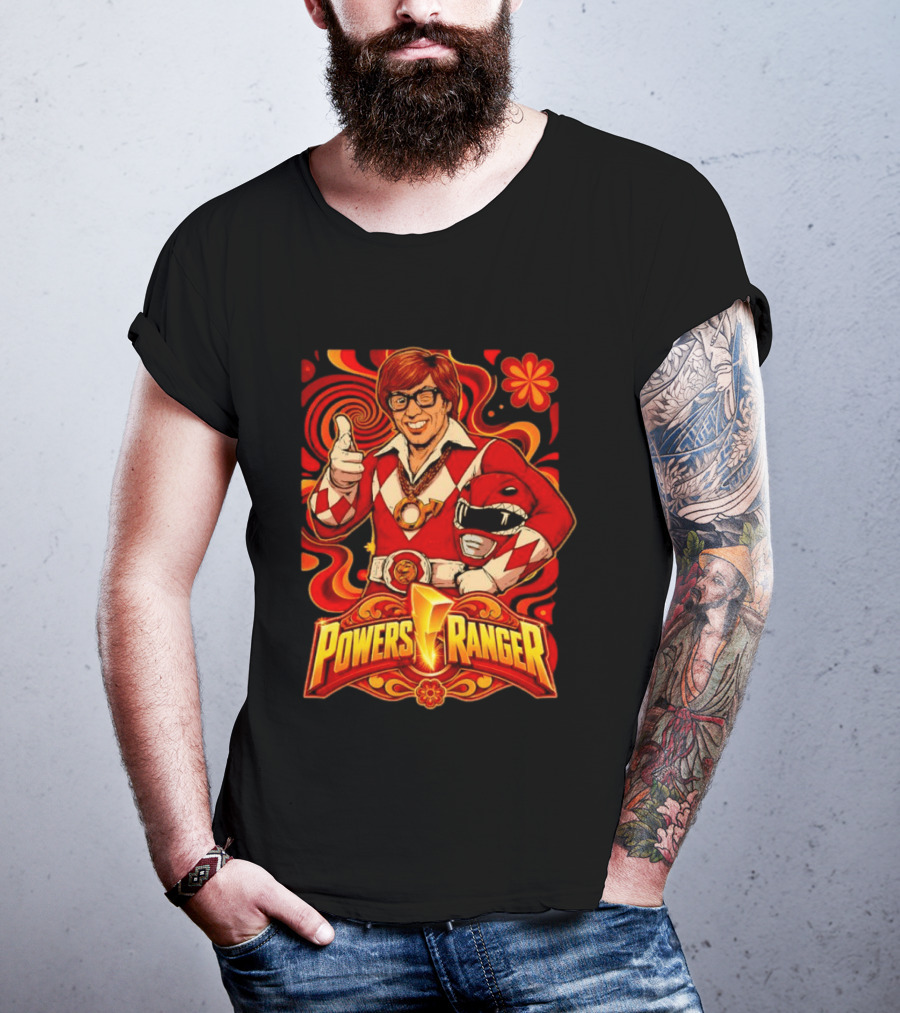 Powers Ranger Austin Powers Power Rangers T-Shirt