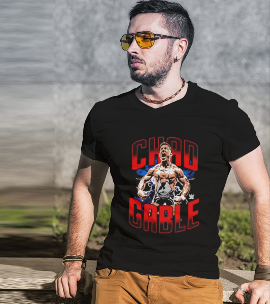 Chad Gable WWE Lightning Scream T-Shirt