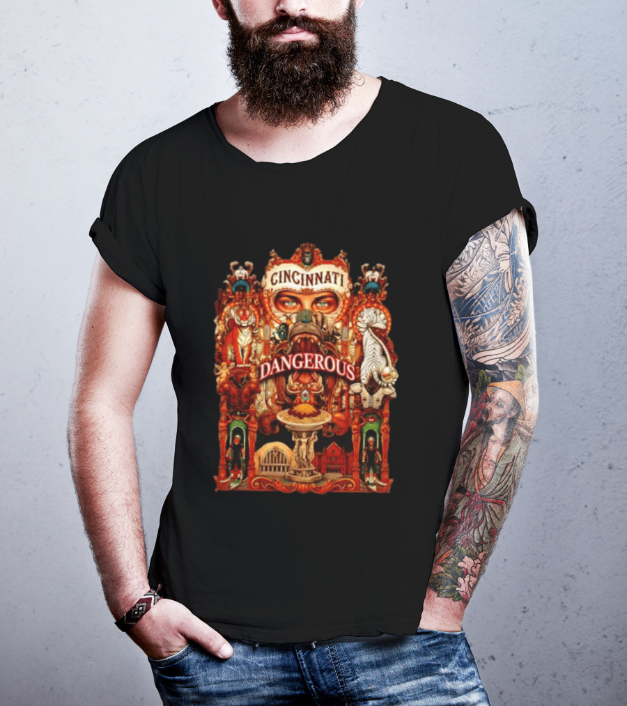 Cincinnati Dangerous Tiger Lord Of The Jungle T-Shirt