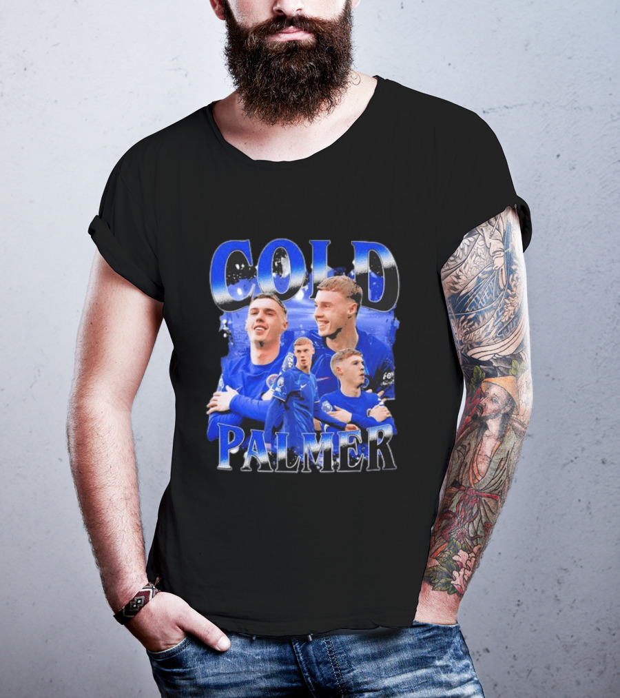 Cole Palmer Chelsea FC Cold Palmer Bootleg Soccer Player T-Shirt