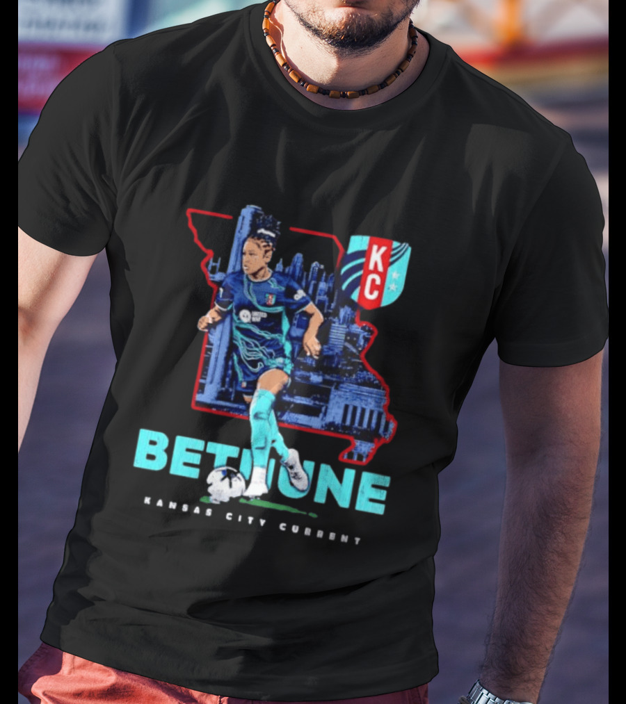 Croix Bethune Kansas City Current NWSL KC State T-Shirt