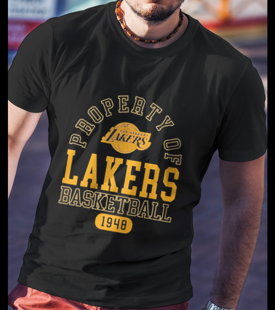 Property Of Los Angeles Lakers Basketball 1948 T-Shirt