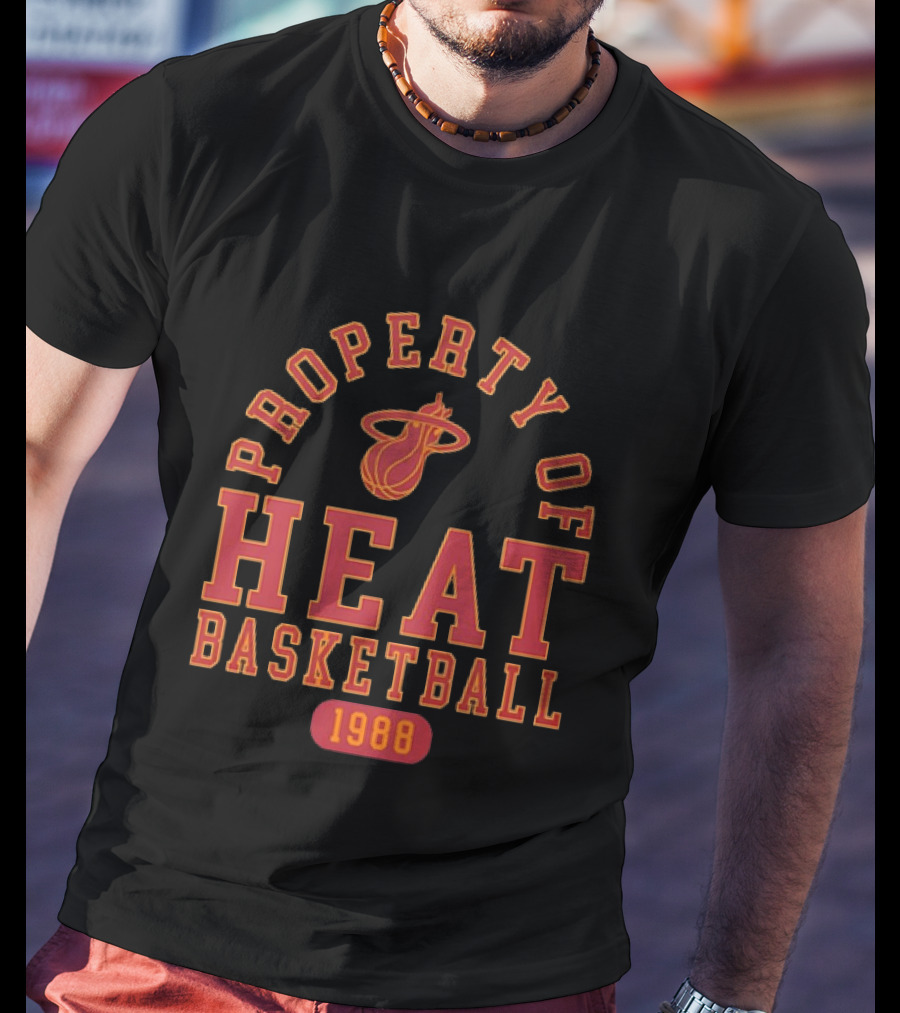 Property Of Miami Heat Basketball 1988 Heat T-Shirt