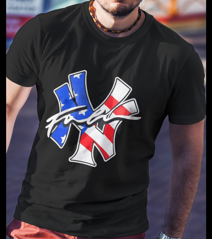 MLB New York Yankees Stars And Stripes American Flag T-Shirt