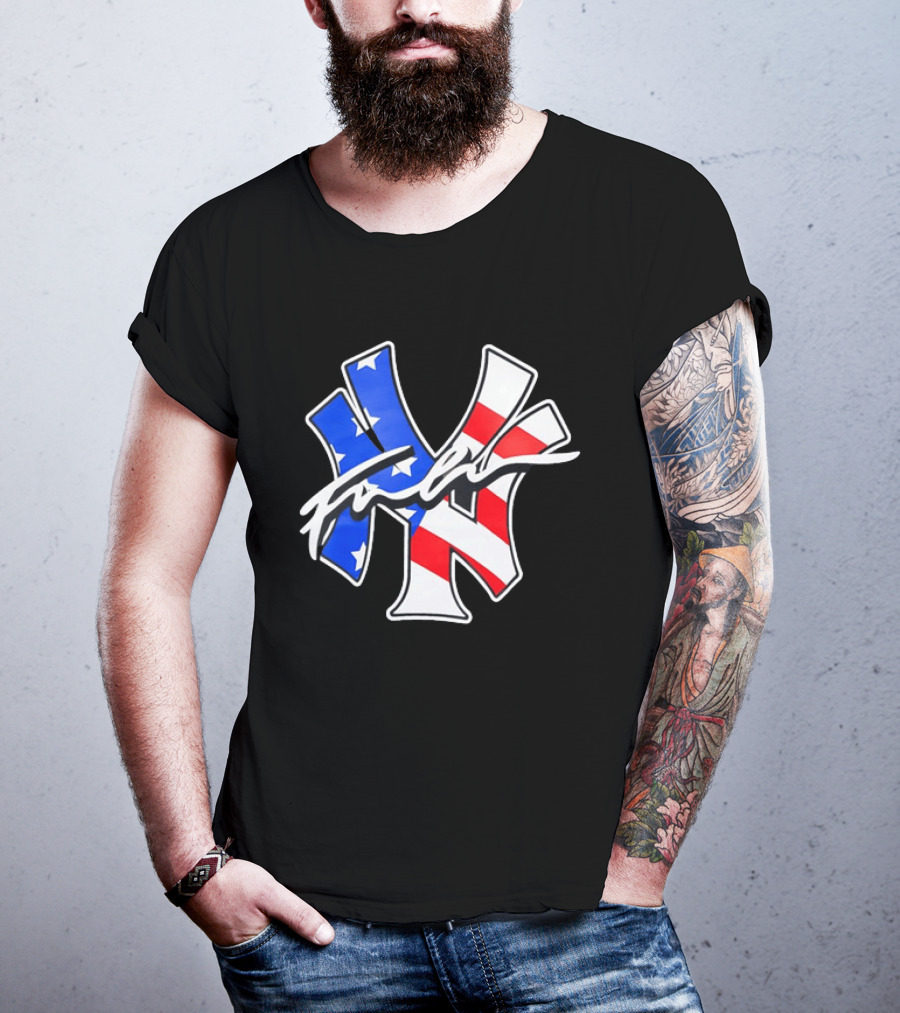 MLB New York Yankees Stars And Stripes American Flag T-Shirt