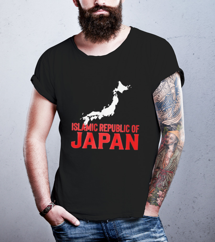 Islamic Republic Of Japan Map 2026 T-Shirt