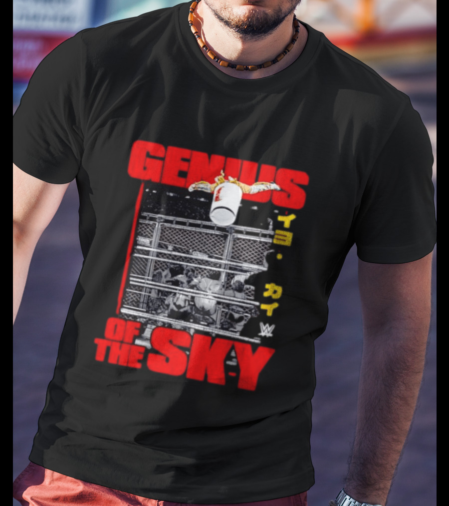 Genius Of The Sky Iyo Sky WWE Trash Can Flip T-Shirt