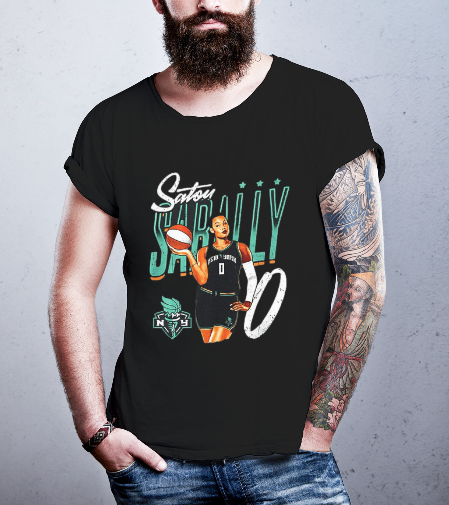 Satou Sabally New York Liberty Basketball 00 WNBA Player T-Shirt
