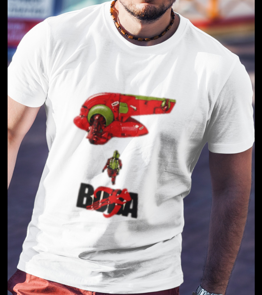 Bobakira Star Wars Boba Fett Mashup Slave I Spaceship And Armor T-Shirt