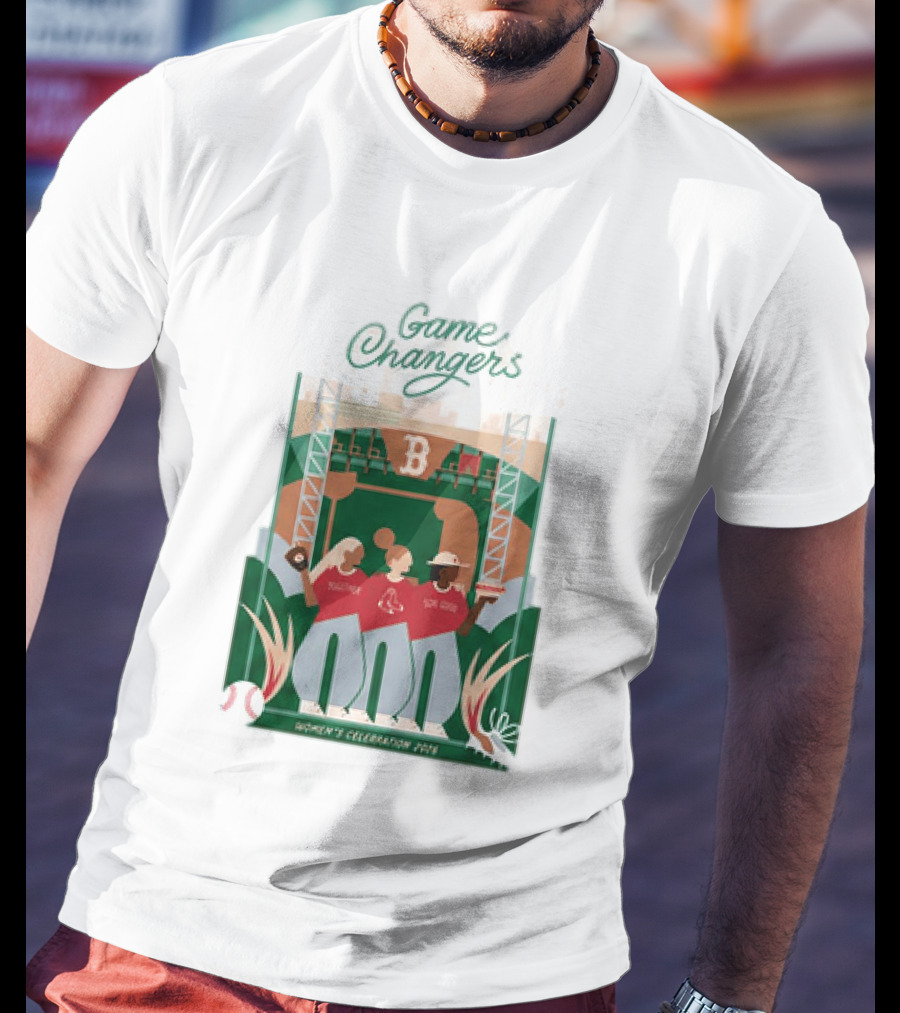 Game Changers Red Sox 2026 Women's Celebration Event Boston Fenway Park T-Shirt