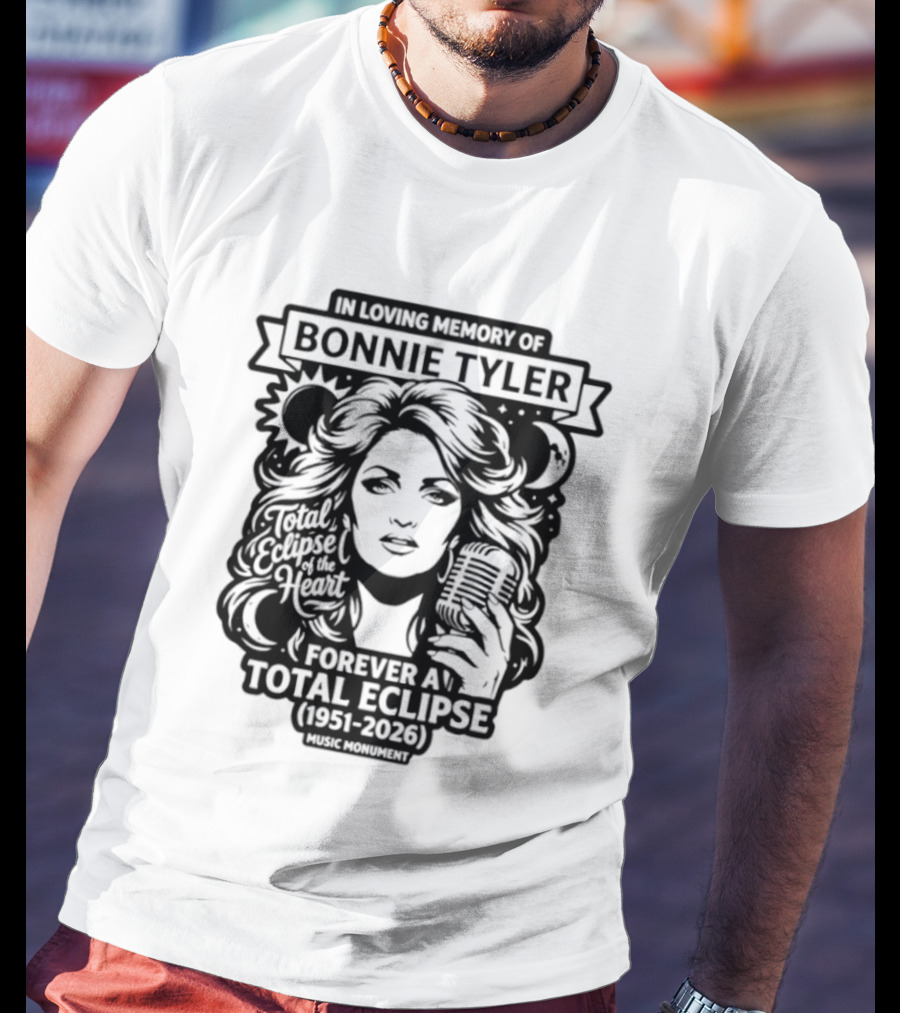 Bonnie Tyler Forever A Total Eclipse 1951 2026 T-Shirt