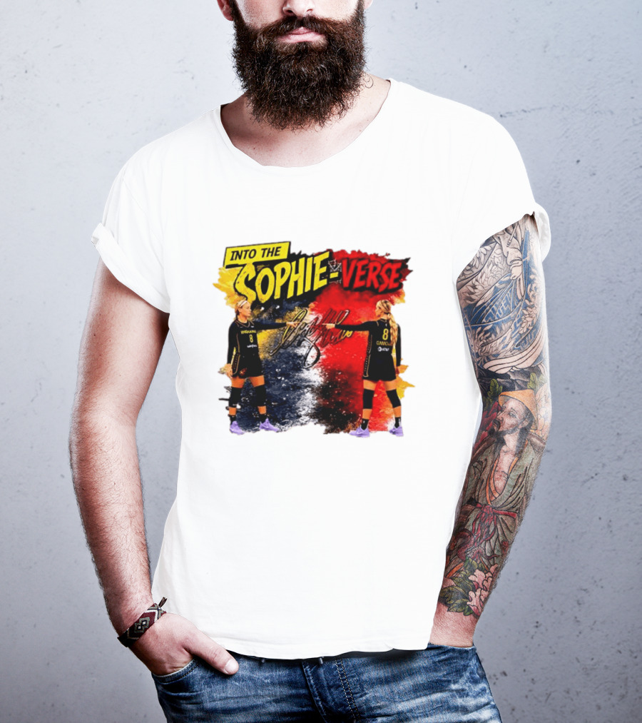 Into The Sophie Verse Sophie Cunningham Indiana Fever WNBA T-Shirt