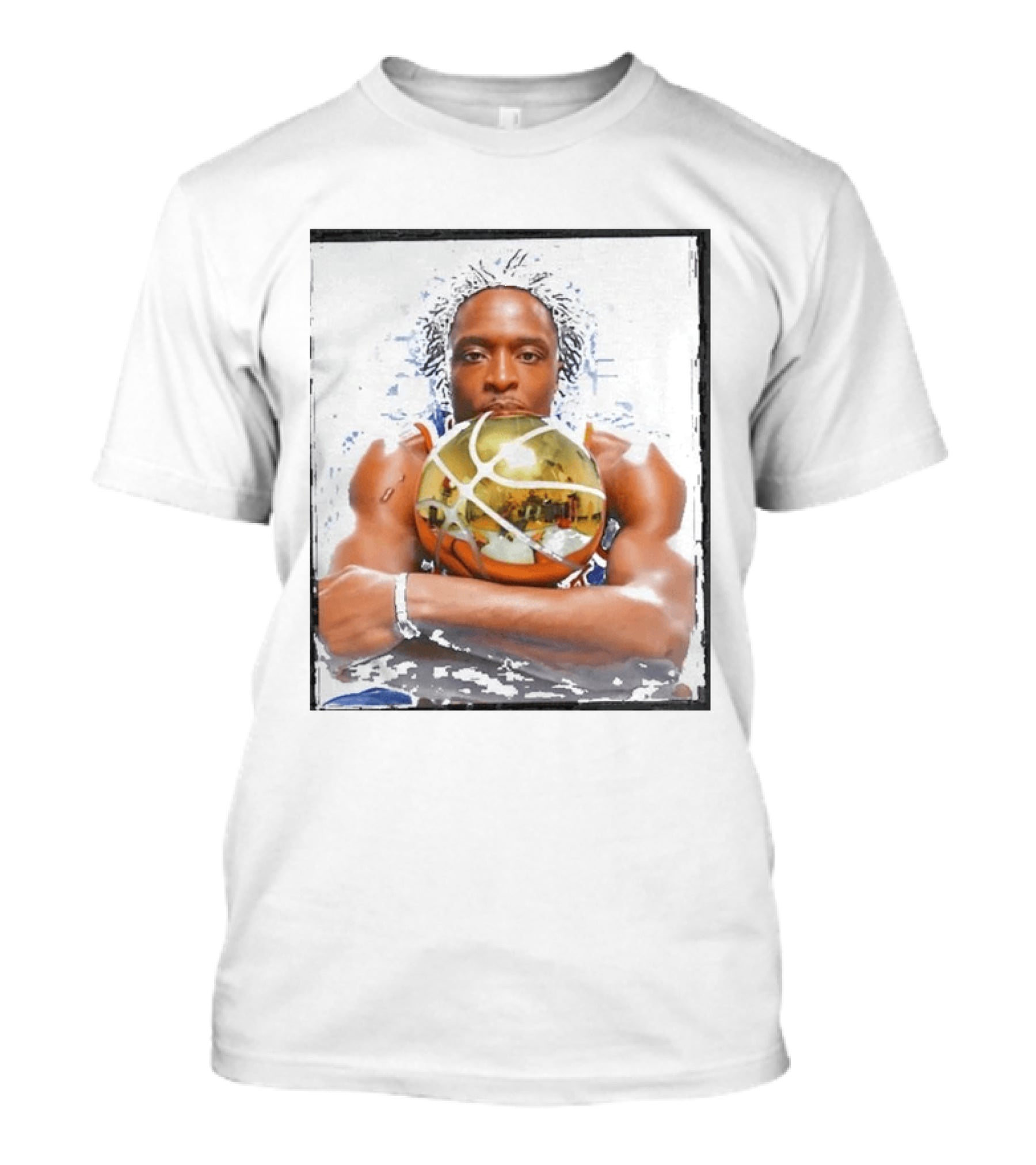 OG Anunoby Basketball Reflection Artistic Slam Magazine Photoshoot T-Shirt