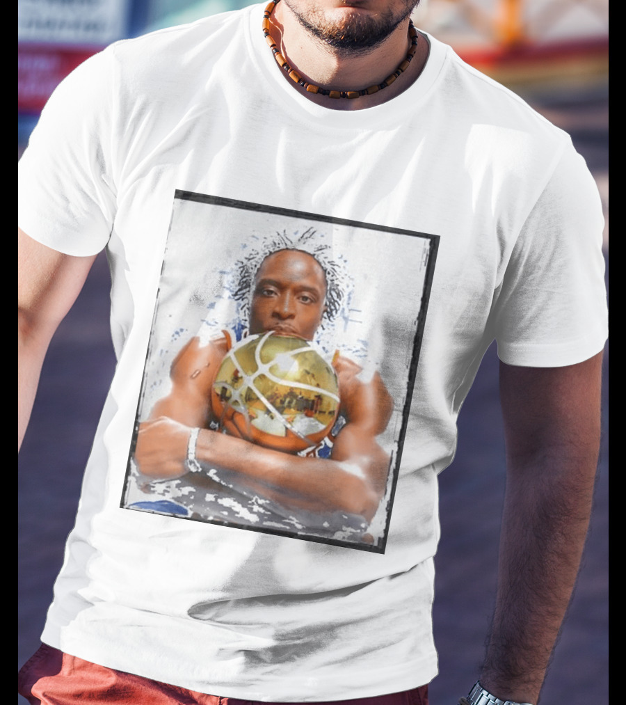 OG Anunoby Basketball Reflection Artistic Slam Magazine Photoshoot T-Shirt