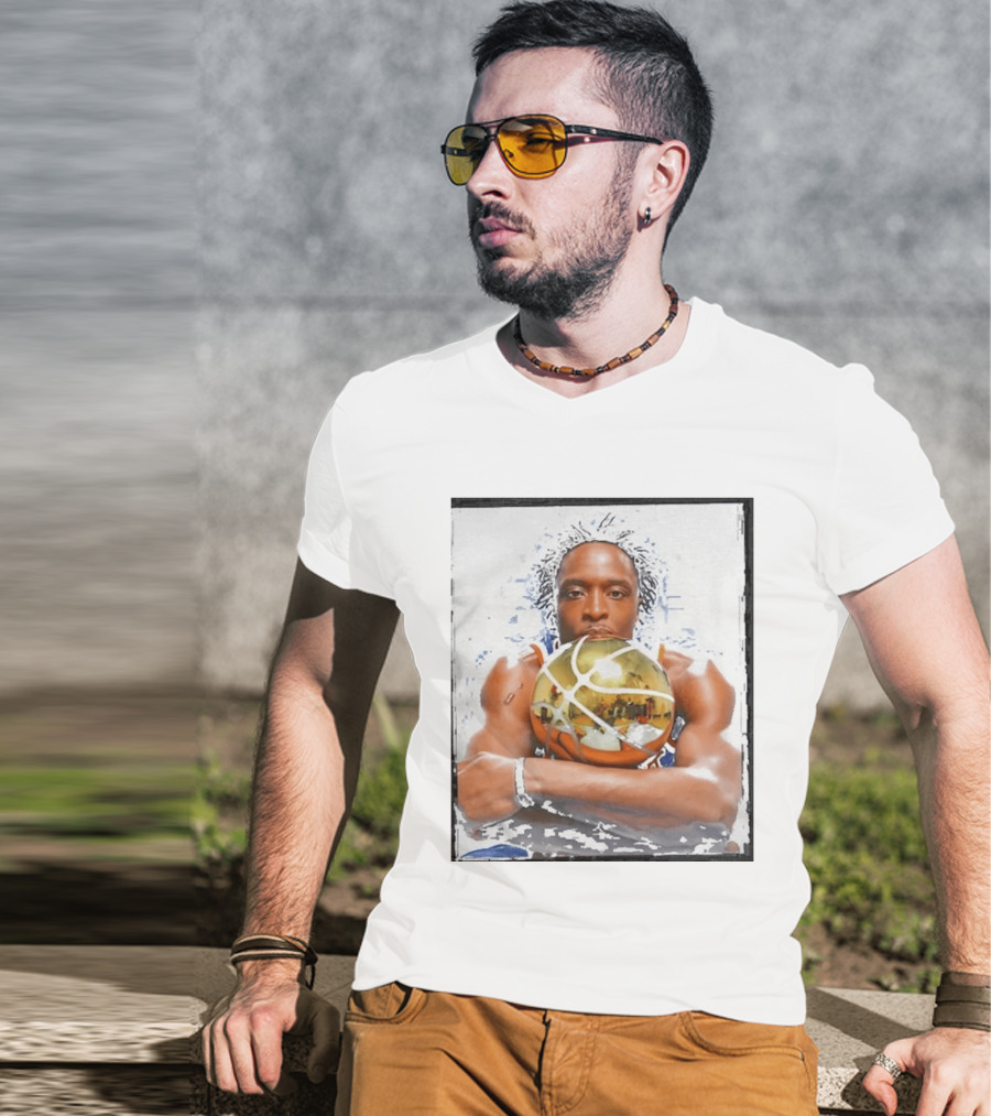 OG Anunoby Basketball Reflection Artistic Slam Magazine Photoshoot T-Shirt