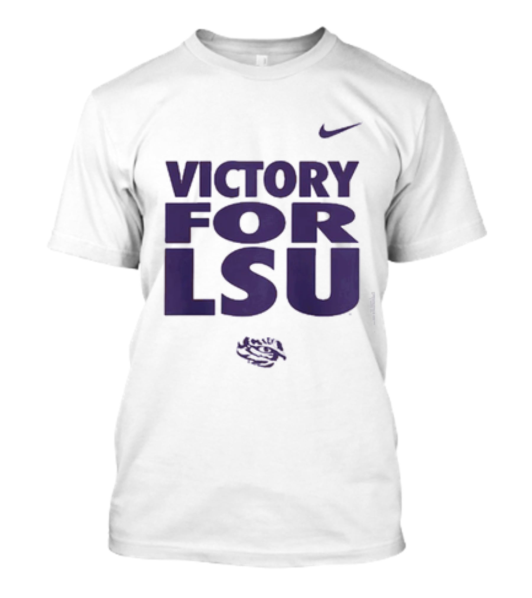 Victory For LSU Nike Tigers T-Shirt