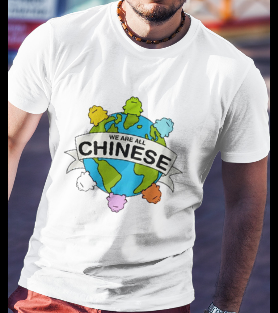 We Are All Chinese Frog Earth Globe Diversity T-Shirt