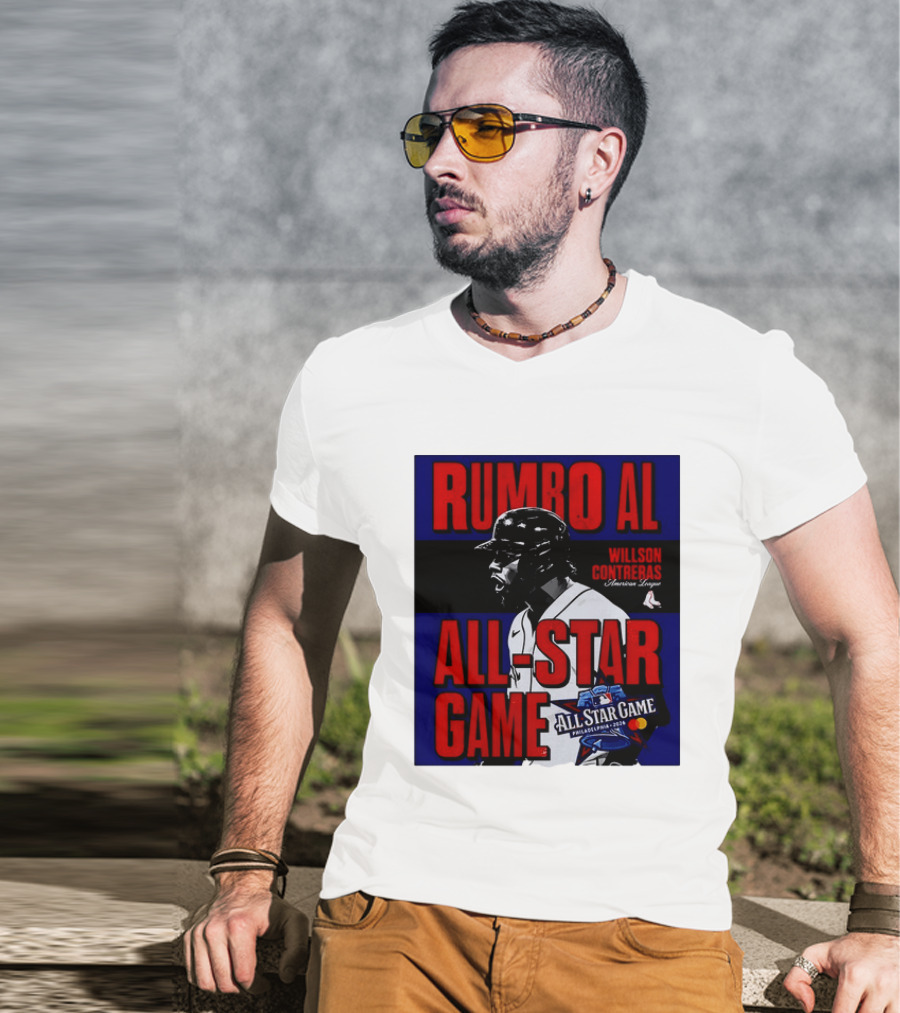 Rumbo AL All Star Game 2026 Willson Contreras Boston Red Sox Philadelphia T-Shirt