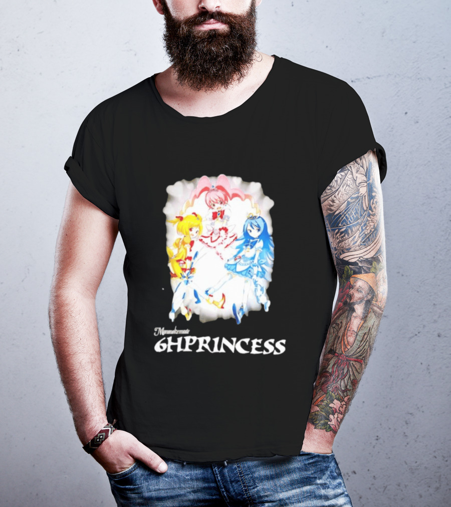 Mononoke 6HPPrincess Anime Characters Colorful Trio T-Shirt