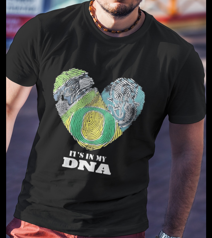 Oregon Ducks It's In My DNA Fingerprint Heart T-Shirt