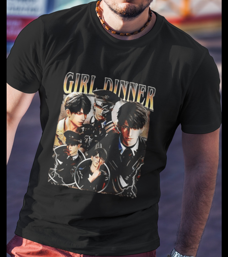 Girl Dinner Love Deepspace Xavier Zayne Rafayel Sylus Qiang T-Shirt