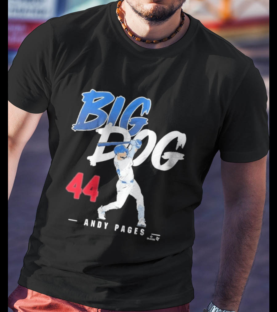 MLB Los Angeles Dodgers Andy Pages 44 Big Dog T-Shirt