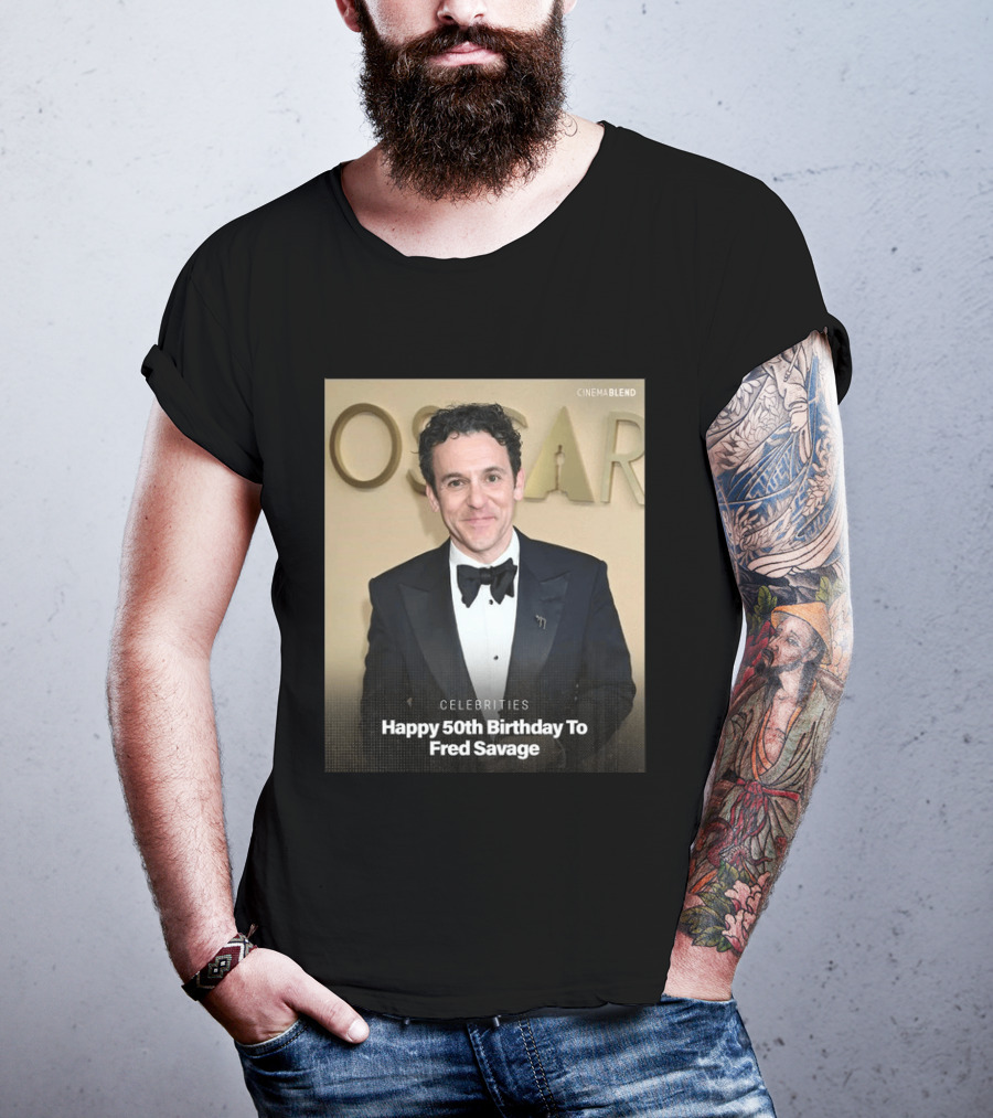 Happy 50th Birthday To Fred Savage CinemaBlend Celebrities T-Shirt