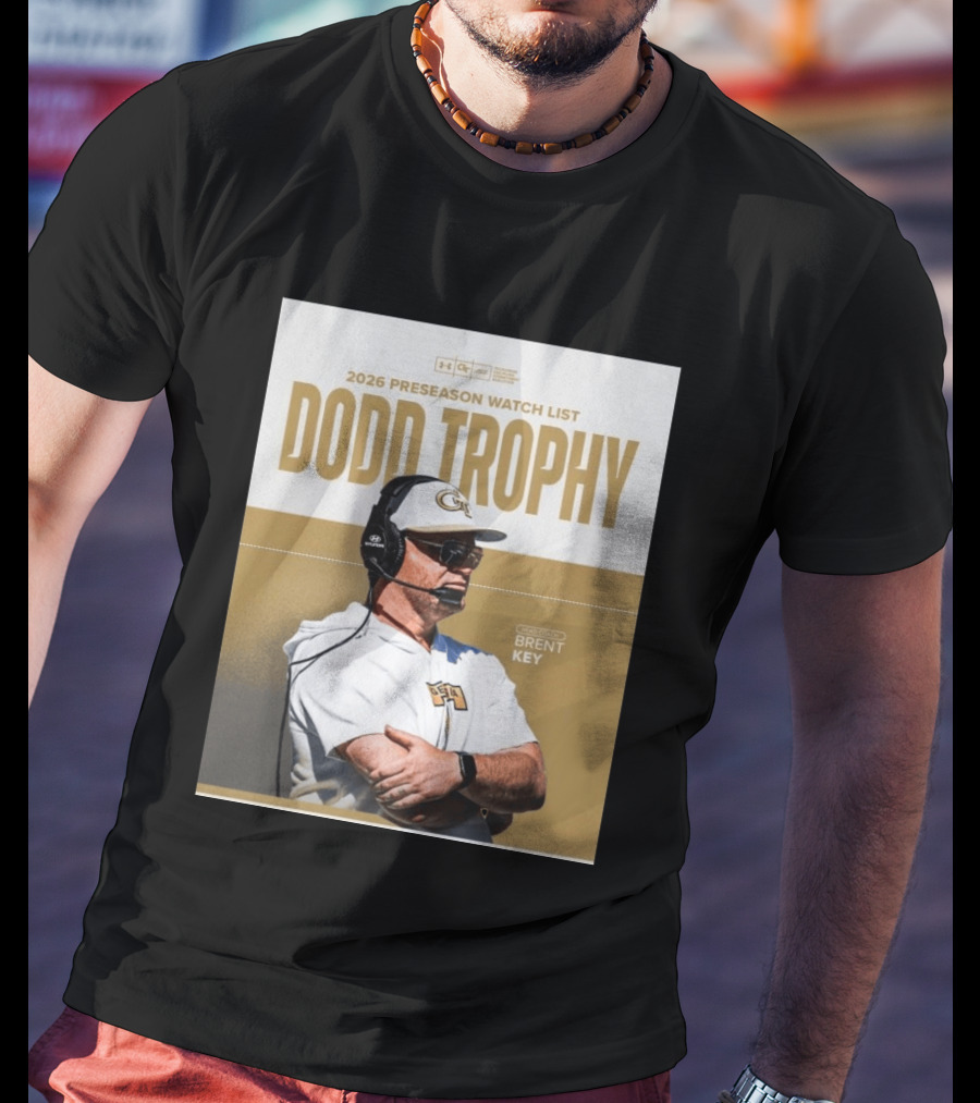 2026 Preseason List Dodd Trophy Head Coach Brent Key T-Shirt
