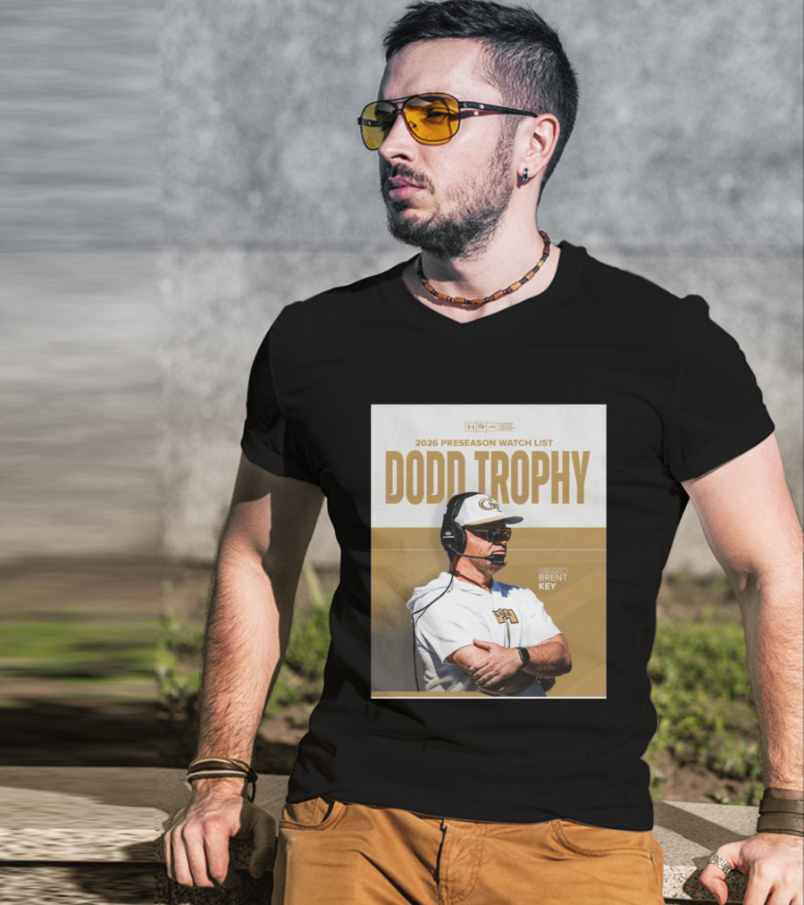 2026 Preseason List Dodd Trophy Head Coach Brent Key T-Shirt