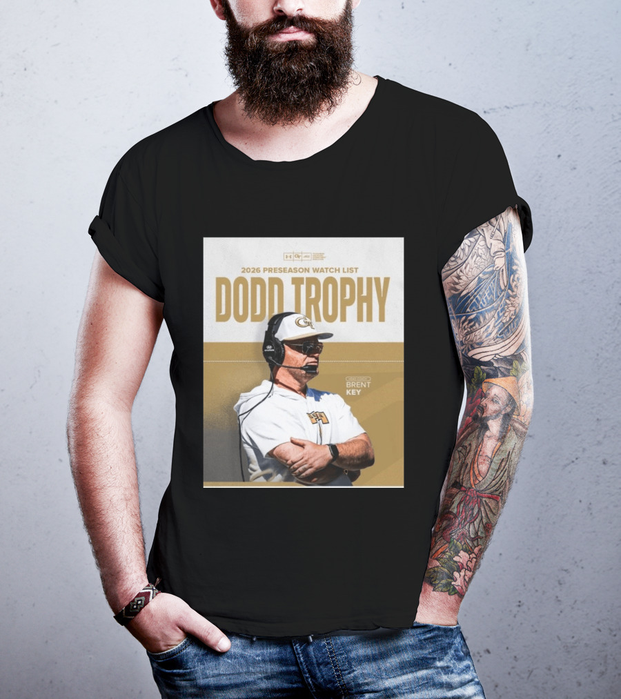 2026 Preseason List Dodd Trophy Head Coach Brent Key T-Shirt