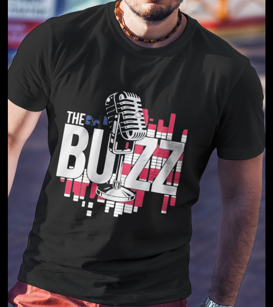Podcast The Buzz Microphone T-Shirt