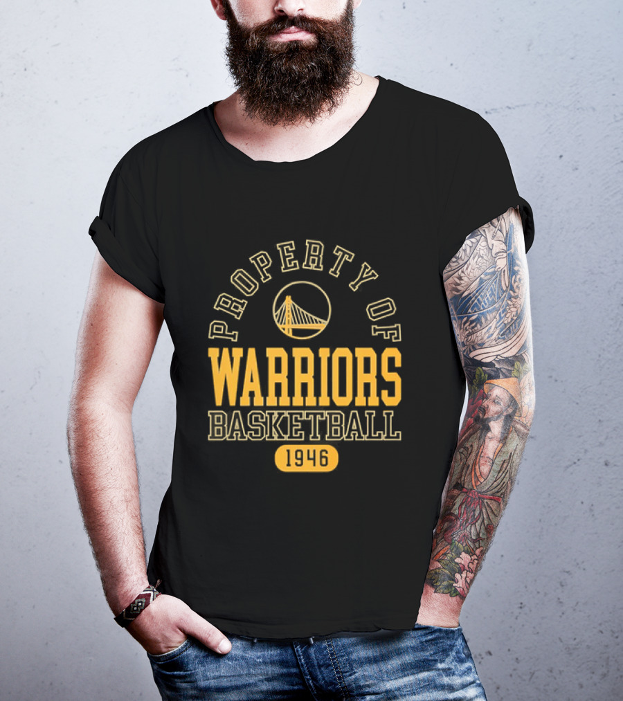 Property Of Warriors Basketball 1946 Golden State Iconic Team Heritage T-Shirt