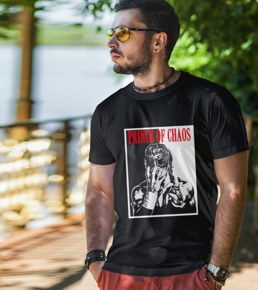 Shado Jr Prince Of Chaos Wrestling Lucha Libre Masked Wrestler T-Shirt