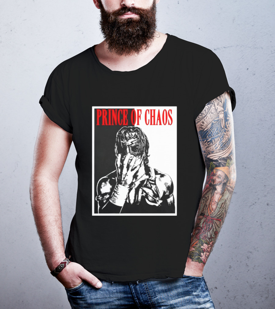 Shado Jr Prince Of Chaos Wrestling Lucha Libre Masked Wrestler T-Shirt