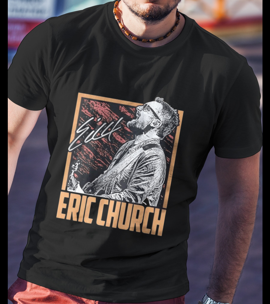 Sick Eric Church Live Singing Performance T-Shirt