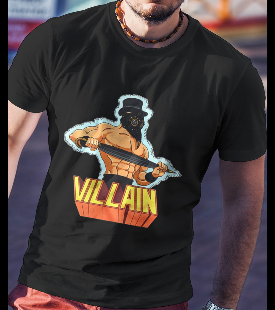 Villain Plague Doctor Warrior With Sword T-Shirt