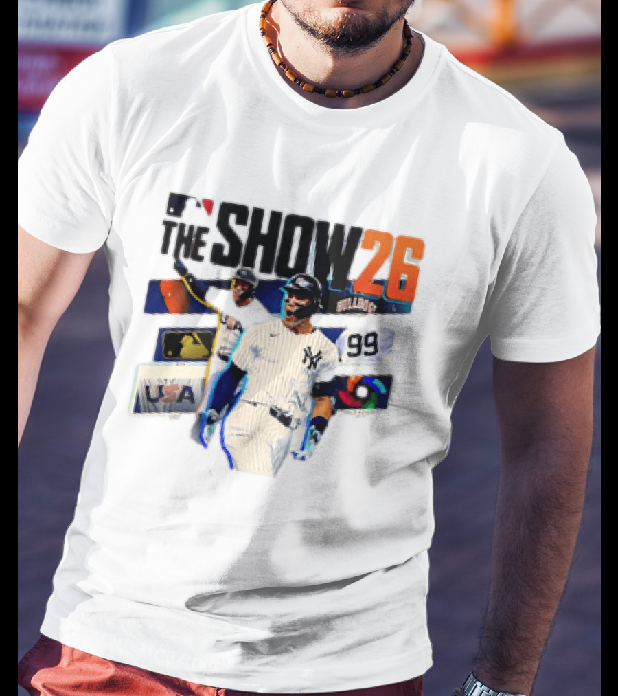 MLB The Show 26 Aaron Judge New York Yankees 99 USA T-Shirt