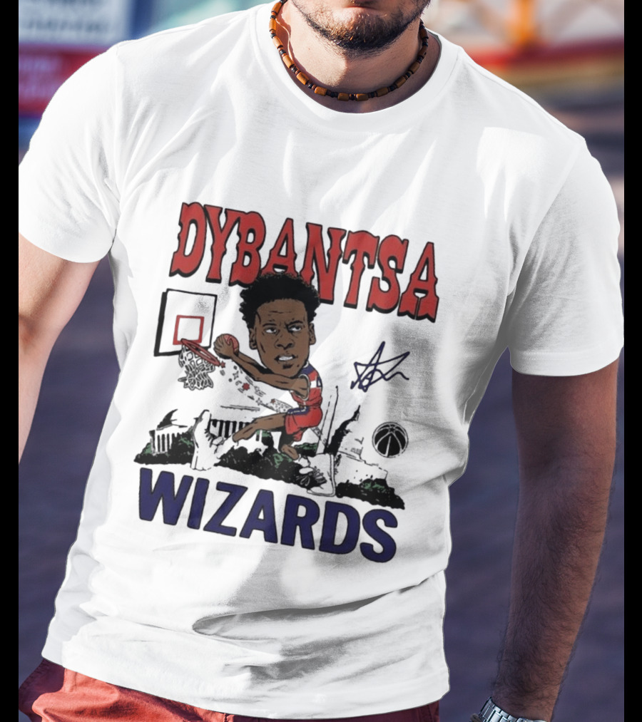Dybantsa Washington Wizards Rookie Tri Blend Homage T-Shirt